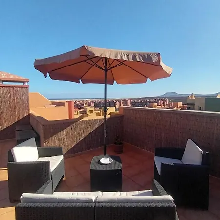 Apartment Brisas Fuerteventura: Optic Fiber,solarium,bbq *
